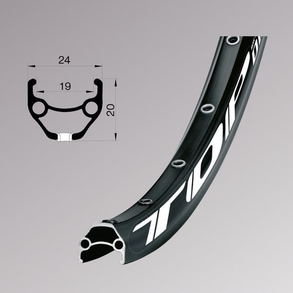 Обід Remerx TOP DISC RX 3019, 29'', 622x19, 32 отв., AV, пістонований, чорний анодований
