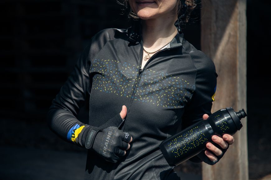 Рукавички ONRIDE TID 20 Ukraine колір чорнийрозмір S