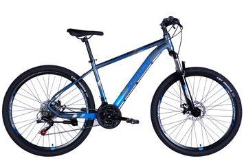 Велосипед AL 27.5" SPACE MERCURY DD FR рама-17" сіро-синій 2026
