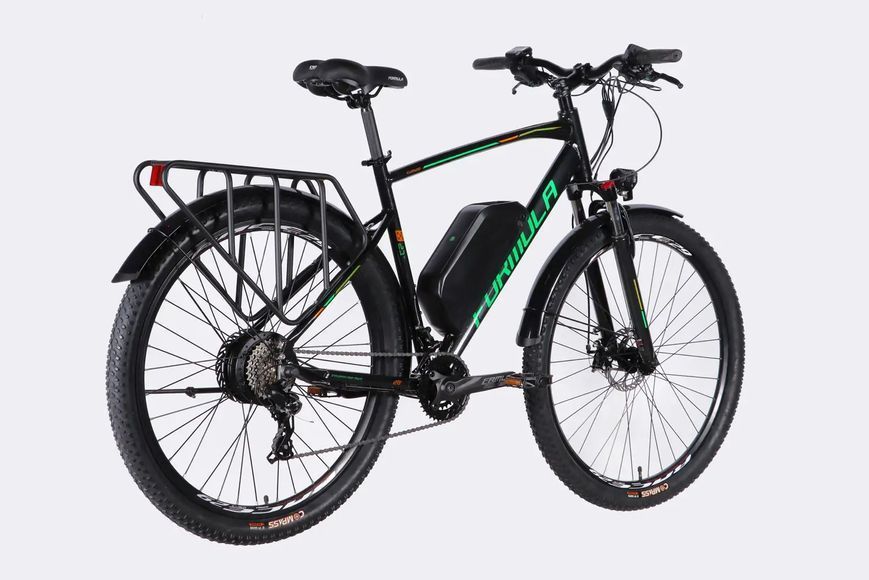 Велосипед з електроприводом 29" AL Formula eCURSOR MAN DD CS рама-21" 48B 17.5А*г 500Вт чорно-зелений 2026
