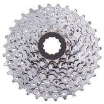 Касета SunRace CSM90 9AU U, 9 швидкостей, 11-32T, Zinc