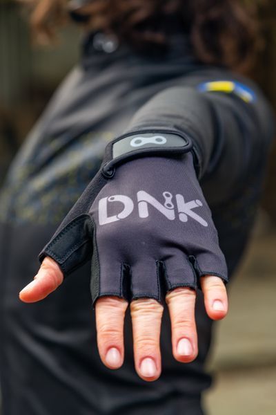 Рукавички DNK Logo, сірий/чорний розмір S