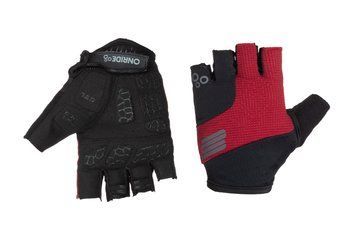 Рукавички ONRIDE Clutch, гелеві подушечки, сірий/бордо розмір XS