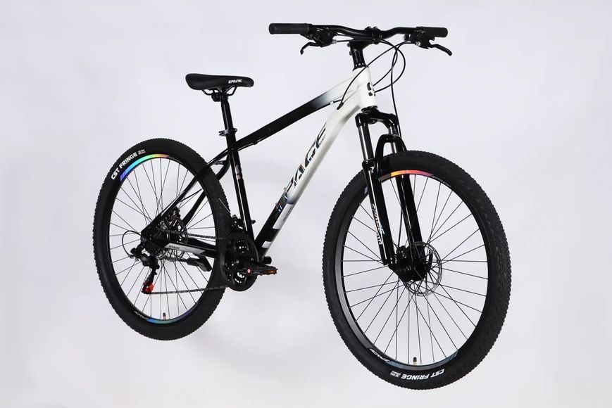 Велосипед ST 29" SPACE MARS DD FR рама-18" чорний з білим 2026