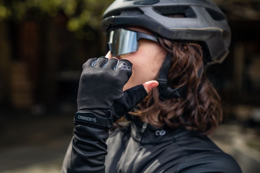 Рукавички ONRIDE Hold 30 Fire, гелеві подушечки, чорний розмір XS