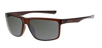 Окуляри Relax Katan коричневі глянцеві, лінза green (Polarized TAC 1,1 mm), кат. 3
