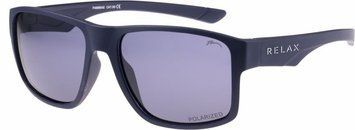 Окуляри Relax Finn сині матові, лінза smoke (Polarized TAC 1,0 mm), кат. 3