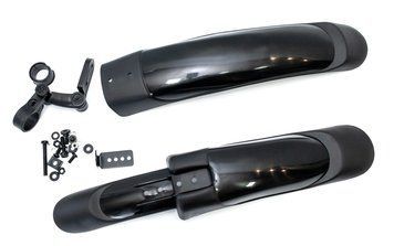 Крила 24-26" пластик швидкознімн. Formula FSK-BH-414 чорний без стійки ширина 80 мм на перемичку вилки та підсідельний штир