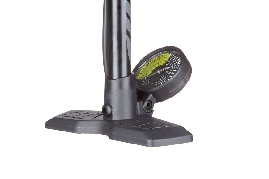 Насос підлоговий Giyo GF-273B, сталевий, макс. тиск 160 psi, розумна голівка, манометр