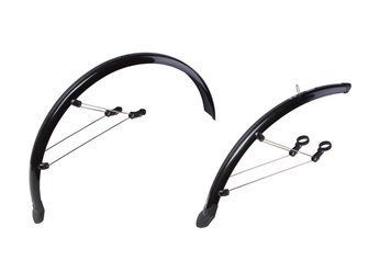Крила 26" Пластик Feitech SY-955 чорний зі стійкою f.285 r.265-355мм кріпл. на штани вилки та задні пера