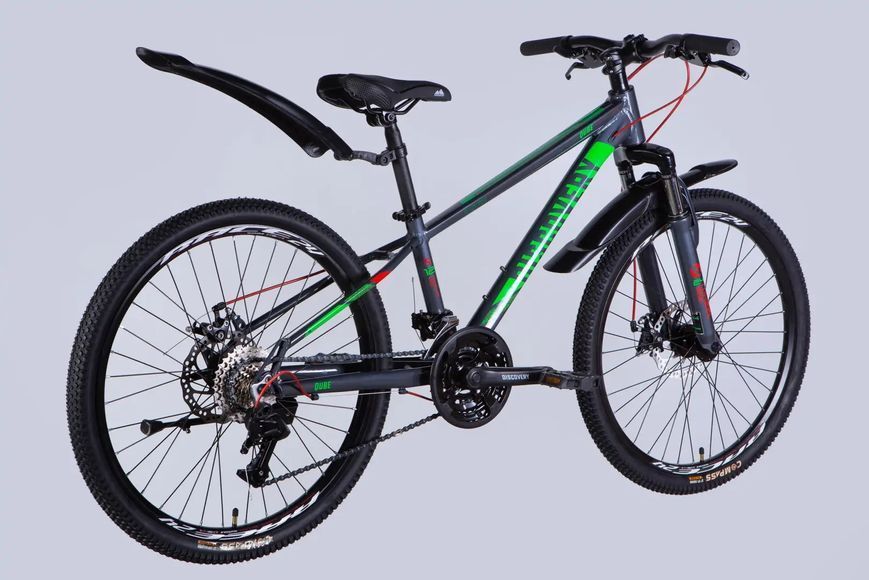 Велосипед AL 24" Discovery QUBE DD CS рама-11,5" сірий 2025