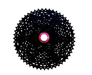 Касета SunRace CSMZ800 WA1B E, 12 швидкостей, 11-51T, алюмінієвий павук, Black