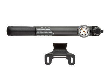 Насос компактний Giyo GP-987, алюміній, манометр, подвійна голівка, 25см, 80psi/5,5bar