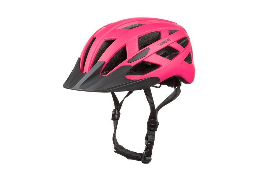 Шолом ONRIDE Muse фуксія S (52-56 см) заднє світло Type-C
