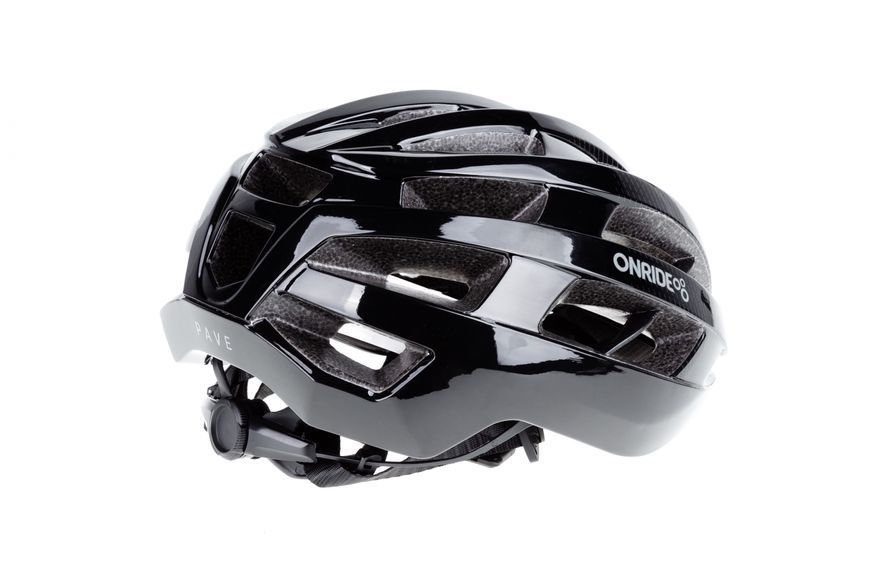 Шолом ONRIDE Pave глянцевий сіро-чорний M (55-58 см) магнітна застібка