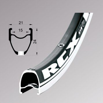 Обід Remerx RCX RX 6515, 28'', 622x15, 32 отв., FV, пістонований, чорний анодований, V-Br, CNC