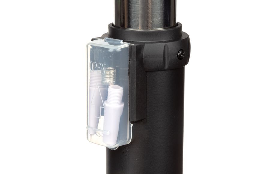 Насос підлоговий ONRIDE Magic 20 алюміній, макс. тиск 120 psi, голівка з двома отворами під FV/AV