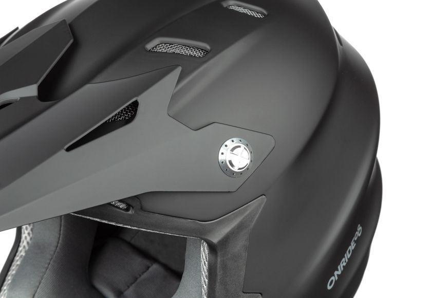 Шолом фулфейс ONRIDE Fast Fullface S (55-56 см) чорний