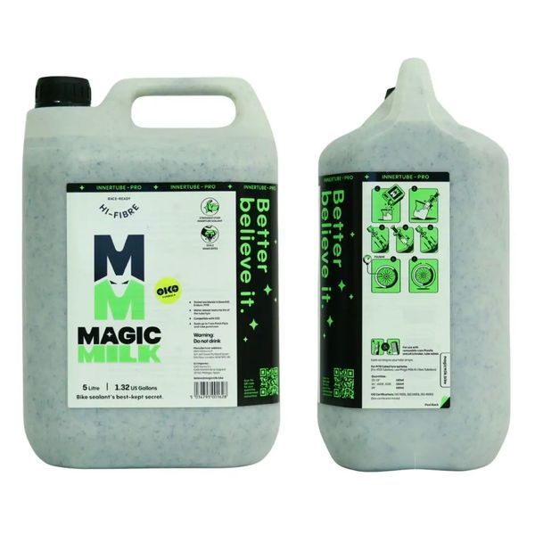 Герметик для камер синтетичний латексний OKO Magik Milk Innertube-Pro Hi-Fiber 5 000 мл сумісний CO2