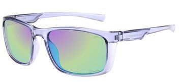 Окуляри Relax Peri чорні матові, лінза smoke (PC), pink revo ice blue, кат. 3