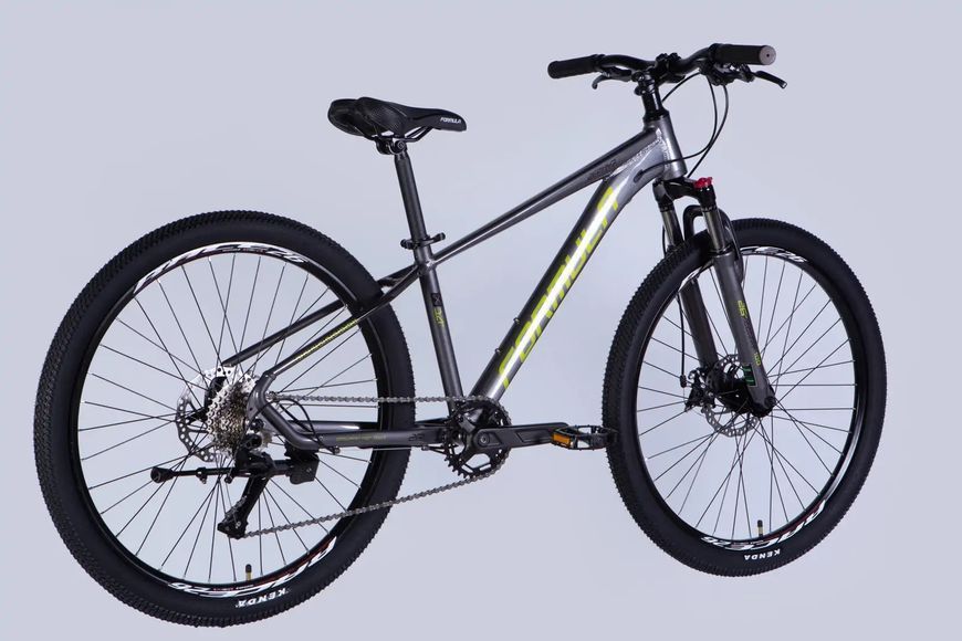 Велосипед AL 26" Formula ZEPHYR 3.0 DD CS рама-14" сірий з зеленим 2026