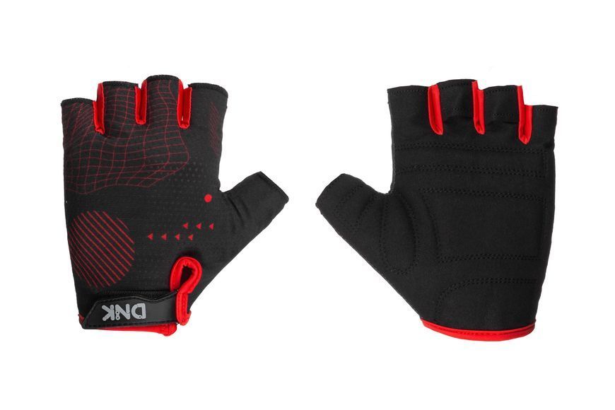 Рукавички DNK Hand, паралонові вставки, колір червоний/чорний розмір XXL