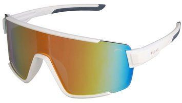 Окуляри Relax Jump white matt, лінза smoke (PC), mint revo, кат. 3