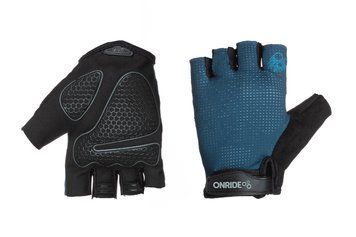Рукавички ONRIDE Hold 30 Fire, гелеві подушечки, темний синій розмір M